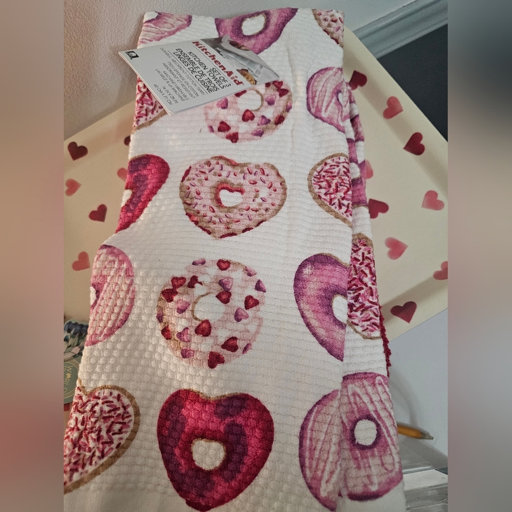 Kitchen Aide Dish Towel Valentines